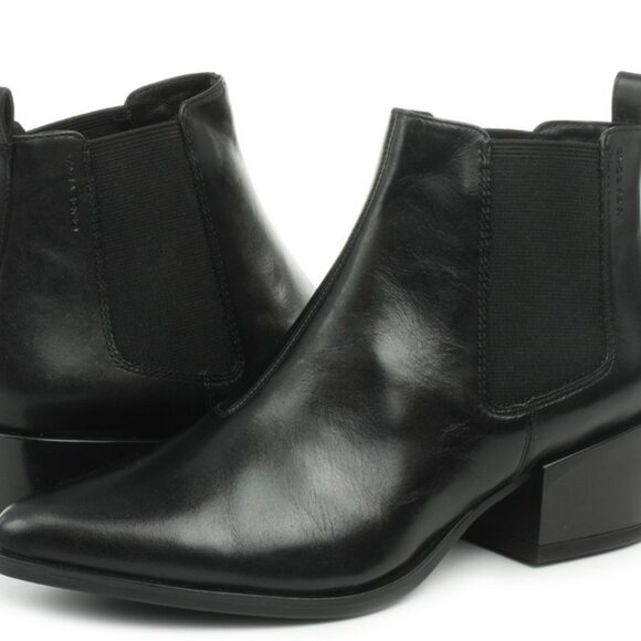 Vagabond Shoemakers Marja Leather Chelsea Bootie Ankle Boots Sz 41 - Picture 1 of 14